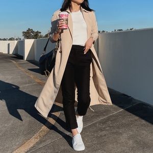 Beige Lightweight Trenchoat